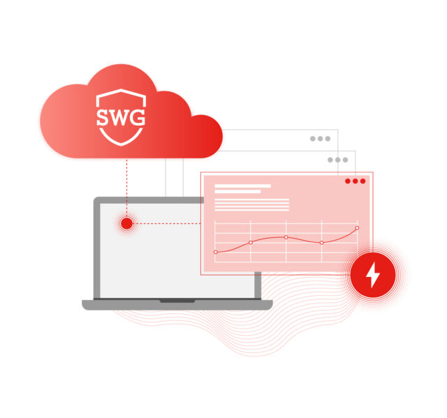 A1 Digital Secure web Gateway Service Optimierter Datenfluss