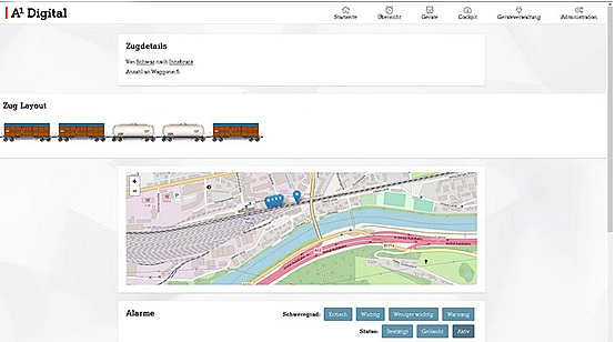 Screenshot iot plattform rail